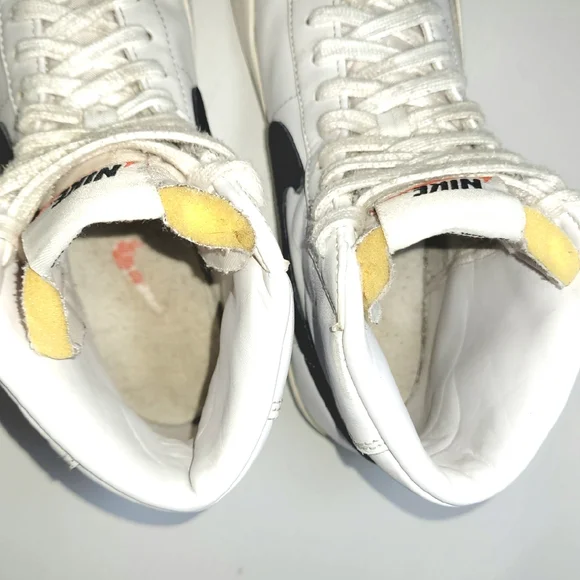 🎀 Nike Blazer Mid 77 Vintage White Black 6.5 W - Picture 11 of 13